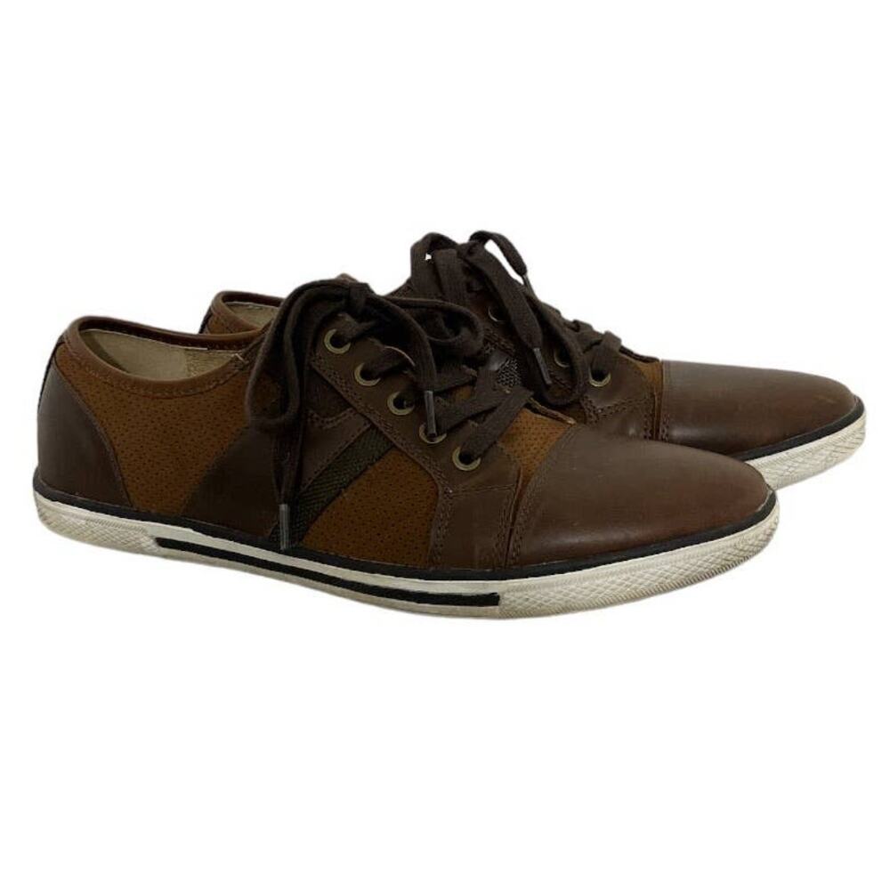 Unlisted by Kenneth Cole Shiny Crown Fashion Sneaker Chestnut Brown - Picture 2 of 8